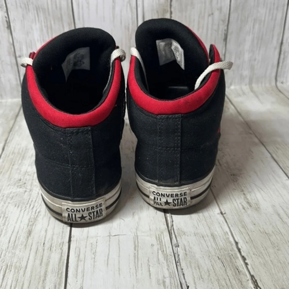 Converse Chuck Taylor All Star High Street Red Black Mens 10 169110F‎ Mid Top